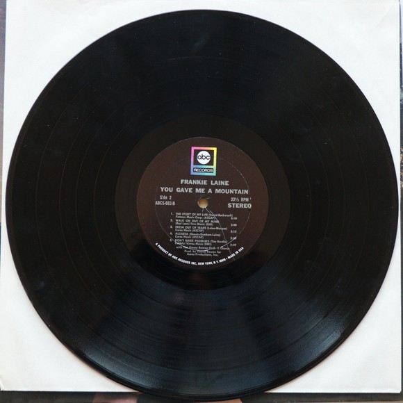 Frankie Laine – You Gave Me A Mountain - 1969 Country - 12" Vinyl LP ABCS-682 VG - Picture 7 of 8